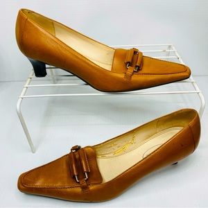 Talbots brown pump shoe